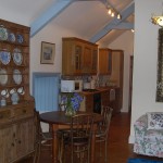 sitting room and kitchen galley