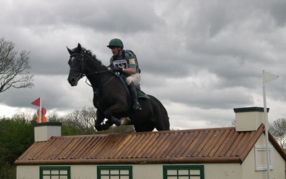 over the cottage very poor photograph of Valentino